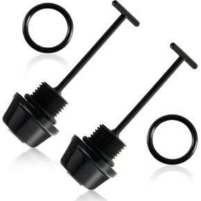 2Pcs Black Drain Plug Fit for Kawasaki Ultra Ultra 150 250X SX-R STX STX-R Replace#：92066-3783-6Z