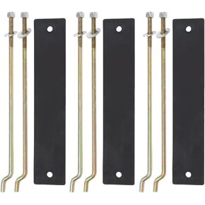 Golf Cart Battery Hold Down Retainer Plate Rod Kit Compatible with Club Car DS and carryall electric Golf Cart 1981-2013 101090801 1013680