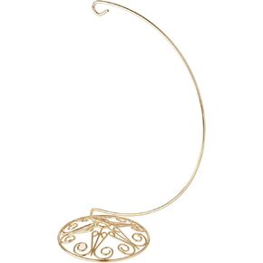 Bard's Ornate Gold-toned Ornament Stand, Large, 10.25" H x 4" W x 4" D