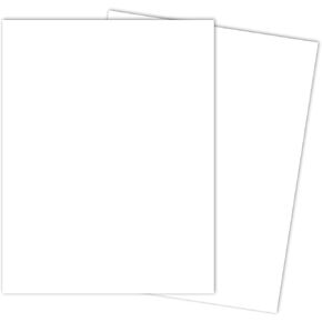 White Card Stock Paper | 8.5 x 11 Inch Thick Heavy Weight Smooth Cardstock | 50 Sheets Per Pack | 120lb Cover (325gsm)