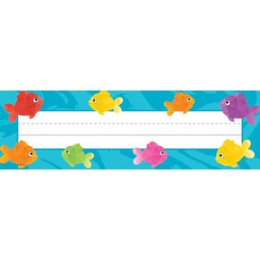 Teacher Created Resources Colorful Fish Flat Name Plates