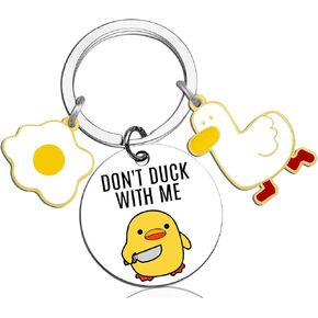 Duck Keychain Gifts For Duck Lovers Funny Gifts For Men Women