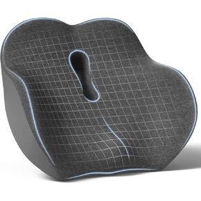 Seat Cushion for Office Chair, Sciatica and Tailbone Pain Relief Cushion, Coccyx Cushion for Car, Desk Chairs, Wheelchair