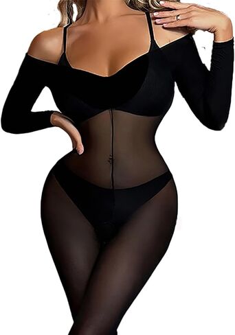 المرأة مثير Bodystockings كامل قطعة واحدة ارتداءها تيدي الملابس الداخلية in Saudi Arabia