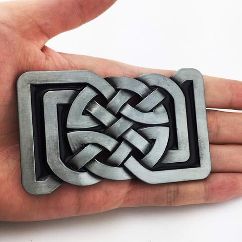 خمر أزياء رعاة البقر الغربية Keltic سلتيك عقدة حزام مشبك مستطيل للرجال والنساء in Kuwait