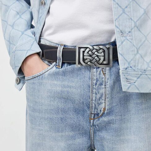 خمر أزياء رعاة البقر الغربية Keltic سلتيك عقدة حزام مشبك مستطيل للرجال والنساء in Kuwait