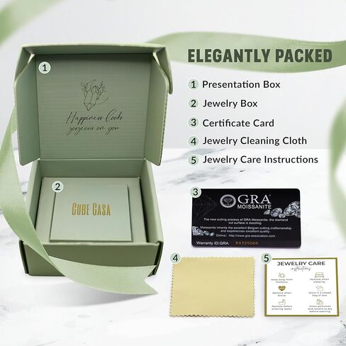 قلادة من الفضة المطلية بالبلاتينيوم 1 قيراط مويسانيتي هدية للنساء قلادة على شكل قلب هدية لها in Kuwait