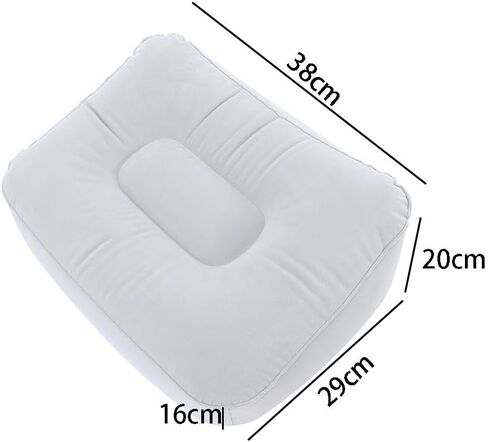 Inflatable Foot Rest, Portable Footrest Pad, Inflatable Foot Relax Cushion, Leg Up Relaxing Foot Stool for Home, Office, Camping in Saudi Arabia