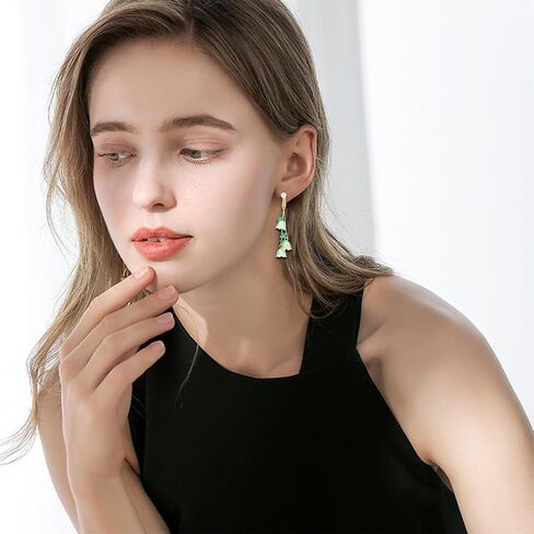 NEWITIN 6 Pairs Flower Clip On Earrings for Women Hypoallergenic Earrings Pearl Leaf Flower Tassel Earrings Statement Long Dangle Earrings Non Piercing Flower Earrings for Women in Saudi Arabia