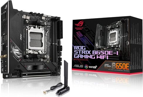 اسس لوحة ام للالعاب روج ستريكس B650E-F AM5 (LGA1718) رايزن 7000 (12+2 مرحلة طاقة، DDR5، 3xM.2، منفذ PCIe® 5.0، واي فاي 6E، شبكة محلية 2.5G، USB 3.2 الجيل 2×2 منفذ Type-C) in Kuwait