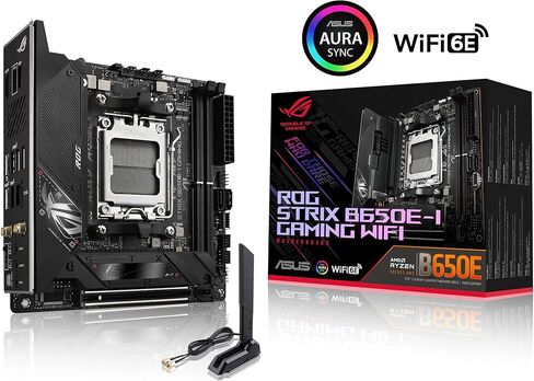 اسس لوحة ام للالعاب روج ستريكس B650E-F AM5 (LGA1718) رايزن 7000 (12+2 مرحلة طاقة، DDR5، 3xM.2، منفذ PCIe® 5.0، واي فاي 6E، شبكة محلية 2.5G، USB 3.2 الجيل 2×2 منفذ Type-C) in Kuwait