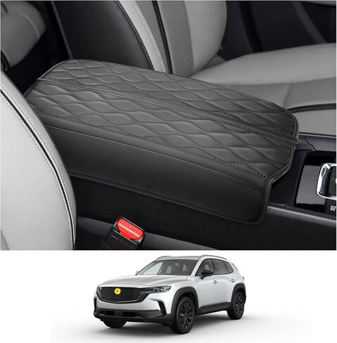 CDEFG ترقية 2023 2024 2025 CX-50 غطاء وحدة التحكم المركزية لـ 2023-2025 Mazda CX-50 غطاء مسند الذراع وسادة وحدة التحكم المركزية مسند الذراع غطاء مركزي الفقرة 2023-2025 Mazda CX50 Accessorios in Saudi Arabia