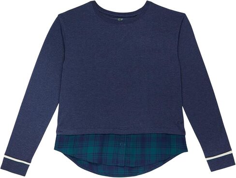 سترة علوية للفتيات من Vineyard Vines من قماش الأحلام (الأطفال الصغار/الأطفال الصغار/الأطفال الكبار) Deep Bay Heather MD (10-12 طفل كبير) in Saudi Arabia