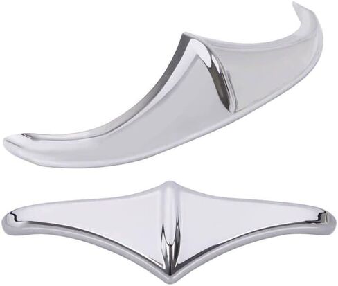 Motorcycle Accessory #8642 Leading Edge Front Fender Accent Tip Trim For Harley Street Glides Road King/Glides Electra Glides,Chrome in Saudi Arabia