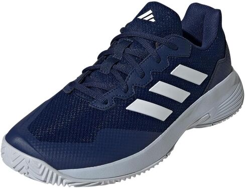 adidas Men's GameCourt 2 Sneaker, Dark Blue/White/Halo Blue, 10.5 in Saudi Arabia