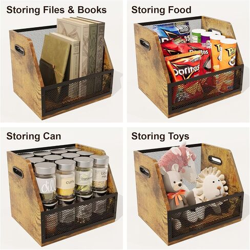 Large Vinyl Record Storage, Classic Vinyl Record Holder, Wooden Crate Box, Album Storage for Vinyl Records, Wood Crates for Display, Decor, Crafts, LP Storage Case Holds up to 55-60 Records in Saudi Arabia