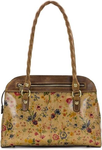 Patricia Nash Leather Calvi Satchel, European Map in Saudi Arabia