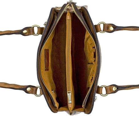 Patricia Nash Leather Calvi Satchel, European Map in Saudi Arabia