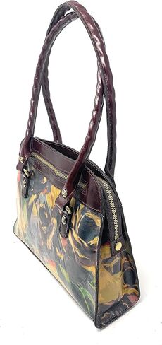 Patricia Nash Leather Calvi Satchel, European Map in Saudi Arabia