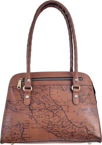 Patricia Nash Leather Calvi Satchel, European Map in Saudi Arabia