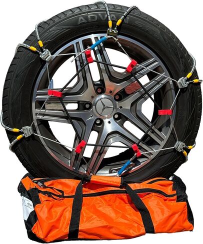 TireChain.com 275-50-22 سلاسل إطارات الكابلات - نمط قطري، تباع لكل زوج in Saudi Arabia