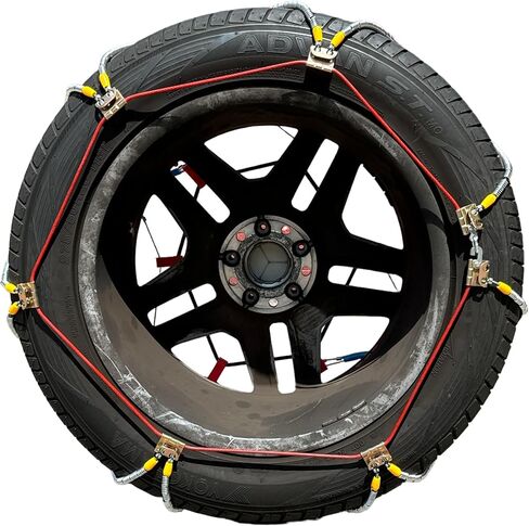 TireChain.com 275-50-22 سلاسل إطارات الكابلات - نمط قطري، تباع لكل زوج in Saudi Arabia