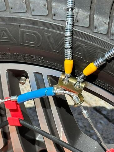 TireChain.com 275-50-22 سلاسل إطارات الكابلات - نمط قطري، تباع لكل زوج in Saudi Arabia