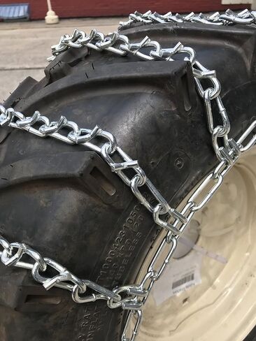 TireChain.com 20x10x8، 20x10x10 V-BAR سلاسل إطارات الجرارات متوسطة التحمل in Saudi Arabia