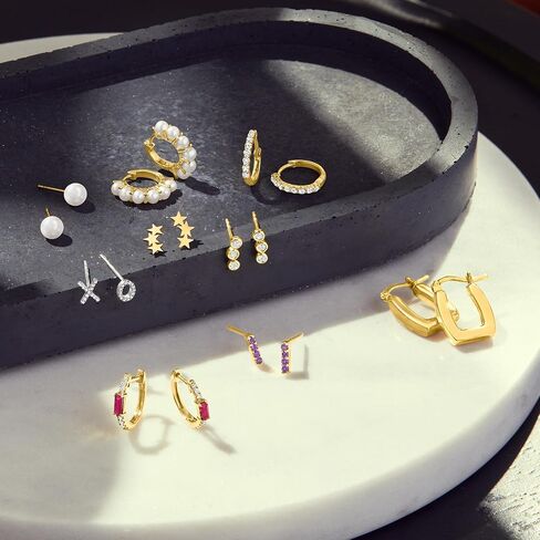 RS Pure by Ross-Simons 14kt Yellow Gold Star Ear Climbers in Saudi Arabia