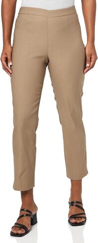 Briggs New York Women's Pull on Slim Leg Ankle Pant, Black, 10 in Saudi Arabia