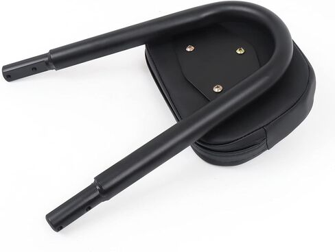 Worldmotop Backrest Sissy Bar استبدال رف الأمتعة الخلفي لـ Yamaha Bolt XV950 XVS950 2014-2020 XV 950 XVS950 Bolt R-Spec 2014-2022 مقعد الركاب مسند الظهر القابل للفصل (مع رف الأمتعة) in Kuwait