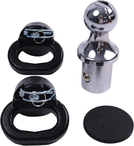 Gooseneck Ball Hitch Kit 30K 2-5/16-In Gooseneck Ball & Safety Chain Kit 60618 Compatible with 2013-2023 Dodge Ram 2500 3500 Puck System in Saudi Arabia