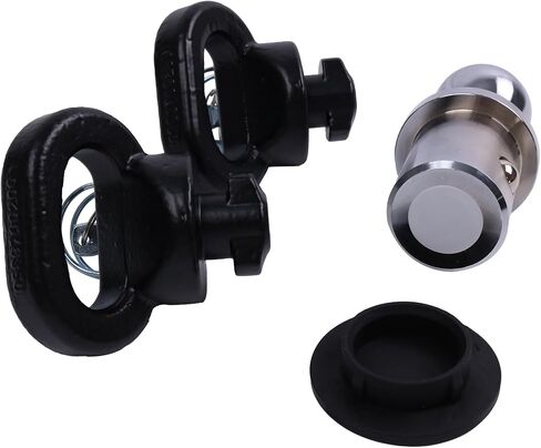 Gooseneck Ball Hitch Kit 30K 2-5/16-In Gooseneck Ball & Safety Chain Kit 60618 Compatible with 2013-2023 Dodge Ram 2500 3500 Puck System in Saudi Arabia