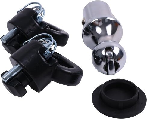 Gooseneck Ball Hitch Kit 30K 2-5/16-In Gooseneck Ball & Safety Chain Kit 60618 Compatible with 2013-2023 Dodge Ram 2500 3500 Puck System in Saudi Arabia