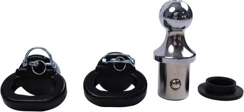 Gooseneck Ball Hitch Kit 30K 2-5/16-In Gooseneck Ball & Safety Chain Kit 60618 Compatible with 2013-2023 Dodge Ram 2500 3500 Puck System in Saudi Arabia