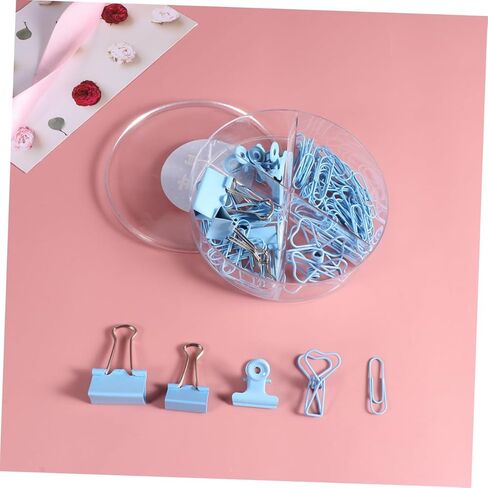 Ciieeo 3 صندوق منظم مجلد الموثق اللوازم المكتبية الصغيرة مقاطع الموثق الصغيرة مقاطع الورق الموثق مجموعات مشابك الإبهام مجموعة ثابتة مجموعة ملف كبير مشبك القرطاسية مجموعة مجموعة جناح in Kuwait