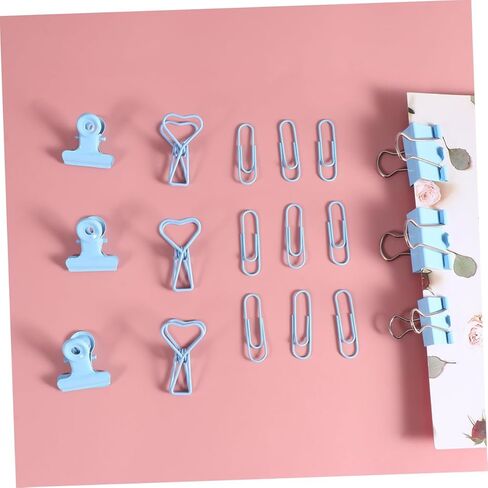 Ciieeo 3 صندوق منظم مجلد الموثق اللوازم المكتبية الصغيرة مقاطع الموثق الصغيرة مقاطع الورق الموثق مجموعات مشابك الإبهام مجموعة ثابتة مجموعة ملف كبير مشبك القرطاسية مجموعة مجموعة جناح in Kuwait