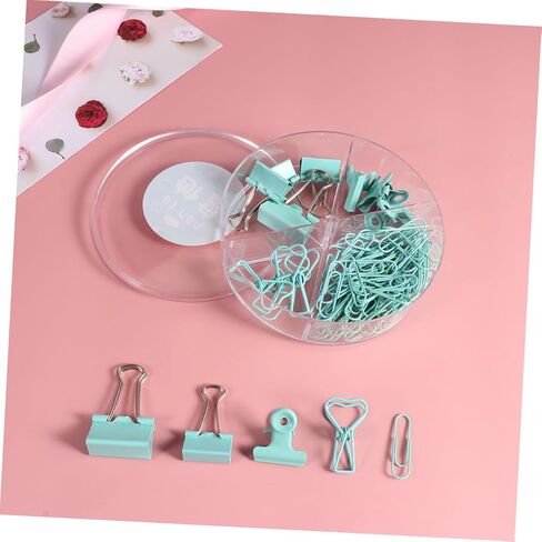 Ciieeo 3 صندوق منظم مجلد الموثق اللوازم المكتبية الصغيرة مقاطع الموثق الصغيرة مقاطع الورق الموثق مجموعات مشابك الإبهام مجموعة ثابتة مجموعة ملف كبير مشبك القرطاسية مجموعة مجموعة جناح in Kuwait