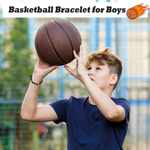 Basketball Soccer Baseball Football Gifts for Teen Boys, Bracelets for Boys Gifts Ideas for Birthday/Back to School/Christmas in Kuwait