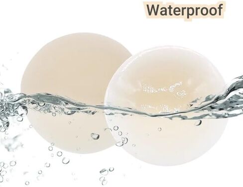 Silicone Nipple Covers 2 Pairrs of Light Skin Coloured Invisible and Reusable Adhesive Nipple Covers, Medium in Saudi Arabia