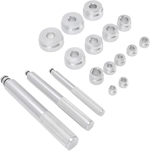 Bushing Driver Tool Set, 17 Pieces Bushing Driver Tool Set Wheel Bearing Race Seal Bush Driver Removal Kit Aluminum for Automotive in Saudi Arabia