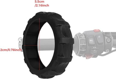 غطاء مطاطي لحماية وحدة التحكم المتعددة لسيارات BMW R1200GS R1250GS R1300GS S1000R F850GS ADV Adventure F900GS F750GS للمقبض (أسود) in Saudi Arabia
