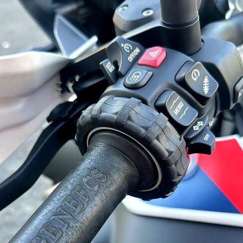 غطاء مطاطي لحماية وحدة التحكم المتعددة لسيارات BMW R1200GS R1250GS R1300GS S1000R F850GS ADV Adventure F900GS F750GS للمقبض (أسود) in Saudi Arabia
