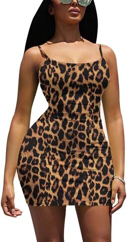 Nimsruc Women Sexy Bodycon Mini Dress Summer Short Backless Spaghetti Strap Dresses in Saudi Arabia
