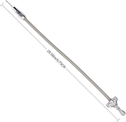 HAHAHA-8434 Compatible with FORD C6 TRANS FLEXABLE STAINLESS DIPSTICK.Compatible with Ford AOD (Silver) in Saudi Arabia