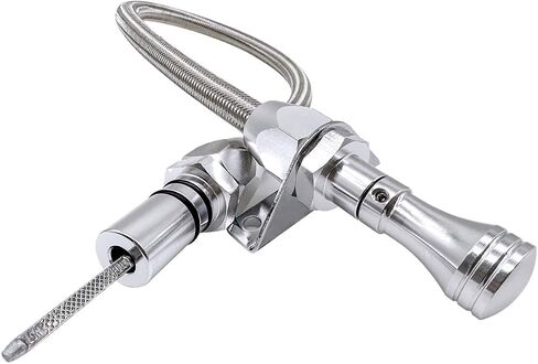 HAHAHA-8434 Compatible with FORD C6 TRANS FLEXABLE STAINLESS DIPSTICK.Compatible with Ford AOD (Silver) in Saudi Arabia