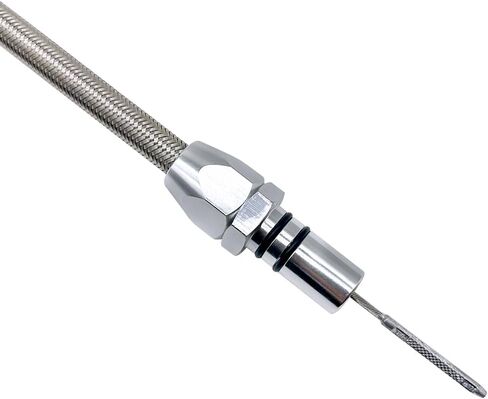 HAHAHA-8434 Compatible with FORD C6 TRANS FLEXABLE STAINLESS DIPSTICK.Compatible with Ford AOD (Silver) in Saudi Arabia