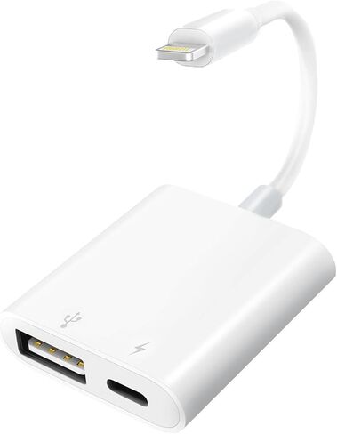 【معتمد من Apple MFi】 محول كاميرا Lightning إلى USB لأجهزة iPhone/iPad، محول كابل USB 3.0 OTG أنثى يدعم توصيل الكاميرا، محرك فلاش USB، قارئ البطاقات، لوحة مفاتيح MIDI، ماوس in Kuwait