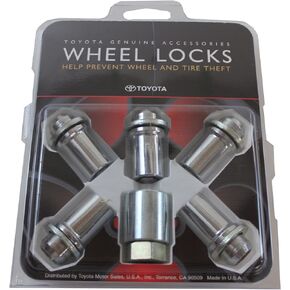 Toyota Genuine Accessories 00276-42960 Wheel Lock,Silver