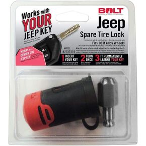 BOLT Spare Tire Lock Compatible With Jeep Wrangler JL 2018-2021#7032301